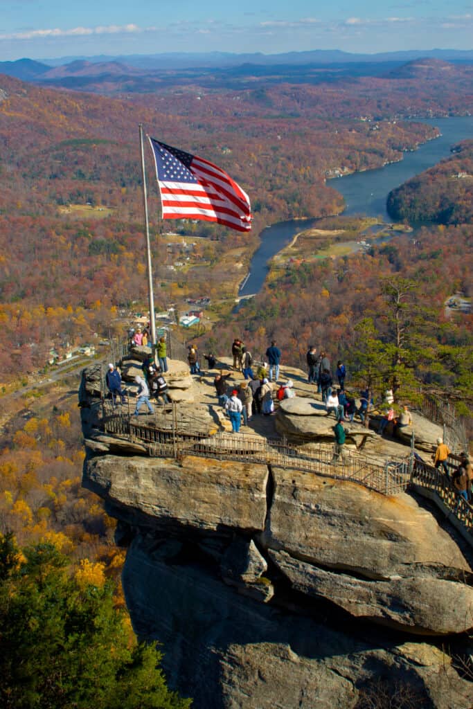 Unique things to do in the mountains: Chimney Rock