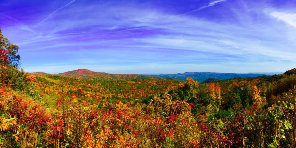 Unique things to do in the mountains: Drive the Blue Ridge Parkway