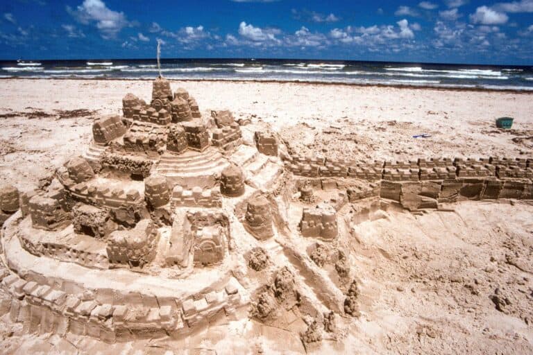 Build a sandcastle