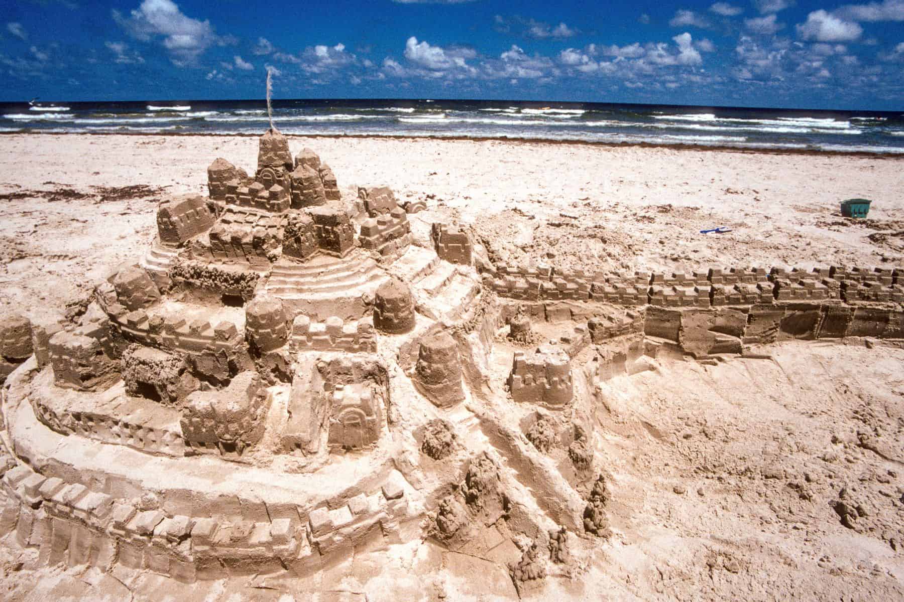 Build a sandcastle